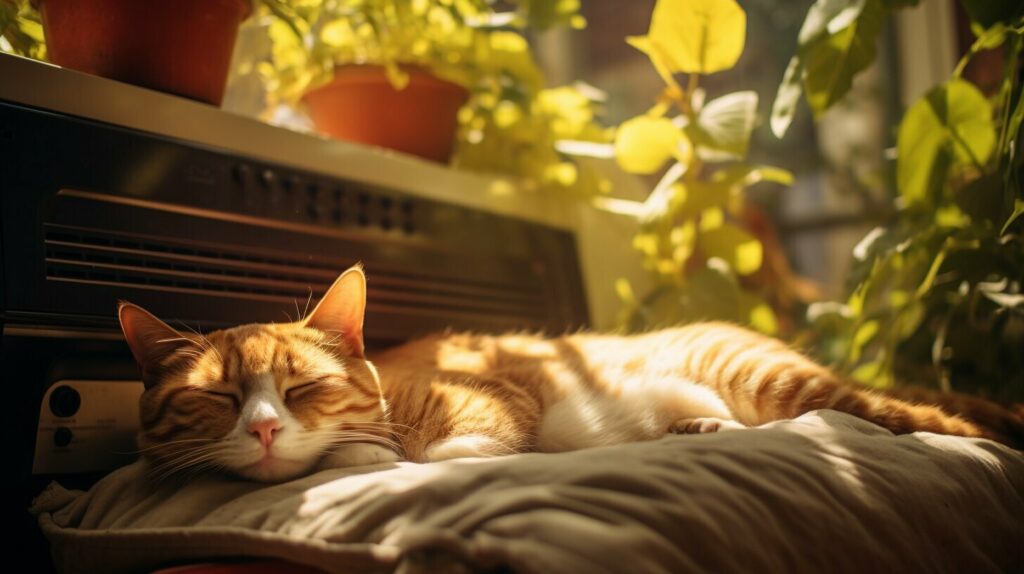 managing cat behavior in hot weather